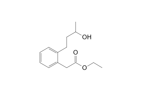 Ethyl 2-[2-(3-hydroxybutyl)phenyl]ethanoate