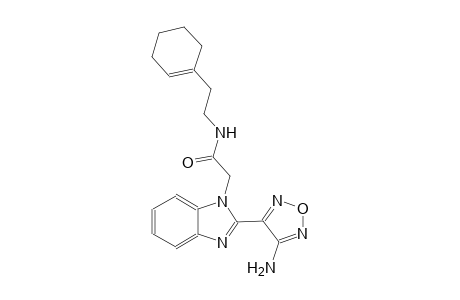 2-[2-(4-amino-1,2,5-oxadiazol-3-yl)-1H-benzimidazol-1-yl]-N-[2-(1-cyclohexen-1-yl)ethyl]acetamide