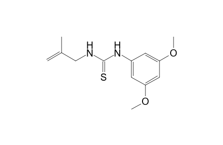 1-(3,5-dimethoxyphenyl)-3-(2-methylallyl)thiourea