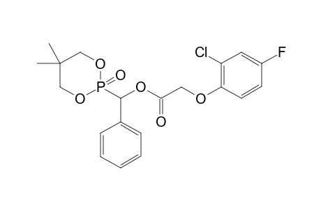 2-(2-chloro-4-fluorophenoxyacetoxy)(phenyl)methyl-5,5-dimethyl-1,3,2-dioxaphospha-2-onephosphonate