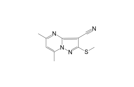5,7-Dimethyl-2-(methylsulfanyl)pyrazolo[1,5-a]pyrimidine-3-carbonitrile