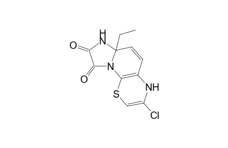 1,2-Dioxo-3a-ethyl-7-chloro-4H-imidazolidino[3,2-f]pyrido[2,3-b]-1,4-thiazine