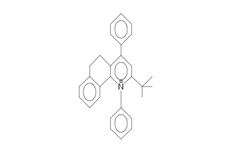 1-Benzyl-4-phenyl-2-tert-butyl-5,6-dihydro-benzoquinolinium cation