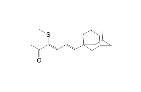 1-Acetyl-1-(methylsulfanyl)-4-adamantyl-1,3-butadiene
