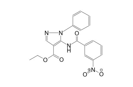 ethyl 5-[(3-nitrobenzoyl)amino]-1-phenyl-1H-pyrazole-4-carboxylate