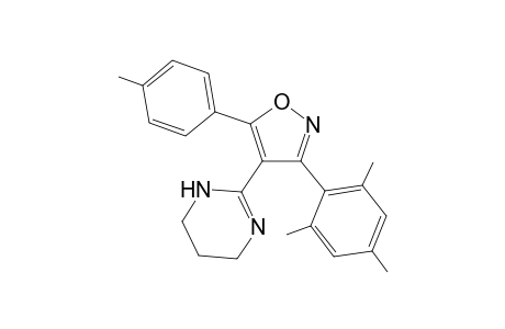 3-(2',4',6'-Trimethylphenyl)-4-[2"-(tetrahydropyrimidinyl)]-5-(p-methylphenyl)isoxazole