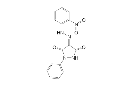 4-[2-(2-Nitrophenyl)hydrazinylidene]-1-phenylpyrazolidine-3,5-dione
