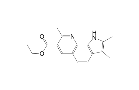 2,3,8-Trimethyl-1H-pyrrolo[3,2-H]quinoline-7-carboxylic acid ethyl ester