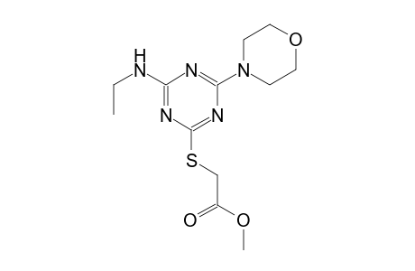 acetic acid, [[4-(ethylamino)-6-(4-morpholinyl)-1,3,5-triazin-2-yl]thio]-, methyl ester