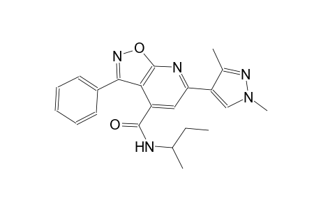 isoxazolo[5,4-b]pyridine-4-carboxamide, 6-(1,3-dimethyl-1H-pyrazol-4-yl)-N-(1-methylpropyl)-3-phenyl-