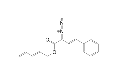 (2E)-2,4-pentadienyl 2-diazo-4-phenyl-3-butenoate