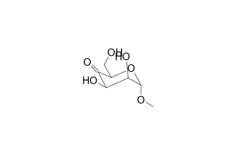 Methyl .alpha.,D-lyxo-hexopyranosid-4-ulose