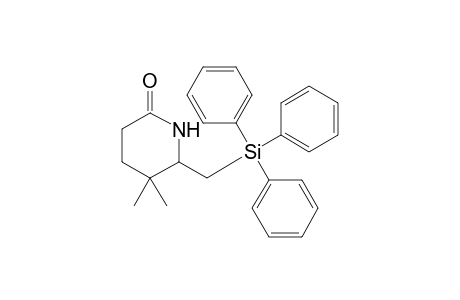 5,5-Dimethyl-6-(triphenylsilylmethyl)piperidin-2-one