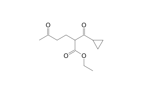 Ethyl 2-(cyclopropanecarbonyl)-5-oxohexanoate