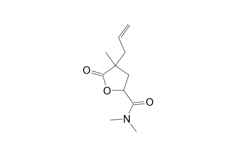 (3S,5S)-3-ALLYL-3-METHYL-5-(N,N-DIMETHYLAMINOCARBONYL)-TETRAHYDROFURAN-2-ONE