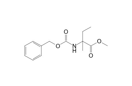 2-(benzyloxycarbonylamino)-2-methyl-butyric acid methyl ester