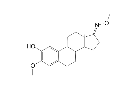 Estra-1,3,5(10)-trien-17-one, 2-hydroxy-3-methoxy-, O-methyloxime