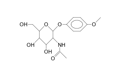 P-Methoxy-phenyl 2-acetamido-2-deoxy-B-D-glucopyranoside