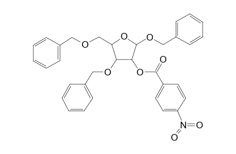 2-p-Nitrobenzoyl-1,3,5-tribenzyl-.alpha.-D-ribose