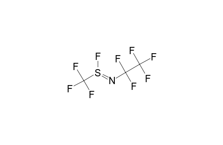 trifluoro-(S-fluoro-N-(1,1,2,2,2-pentafluoroethyl)sulfinimidoyl)methane