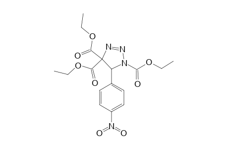 Triethyl 5-(4-nitrophenyl)-4,5-dihydro-1H-1,2,3-triazole-1,4,4-tricarboxylate