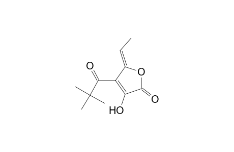 (5Z)-4-(2,2-dimethyl-1-oxopropyl)-5-ethylidene-3-hydroxy-2-furanone