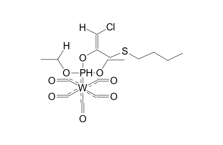 PENTACARBONYL[DIETHYL(1-S-BUTYLTHIOMETHYL-2-CHLOROVINYL)PHOSPHITE]TUNGSTENE