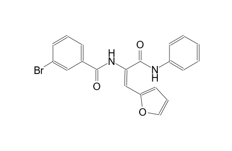benzamide, 3-bromo-N-[(E)-2-(2-furanyl)-1-[(phenylamino)carbonyl]ethenyl]-