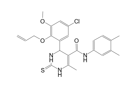 4-[2-(allyloxy)-5-chloro-3-methoxyphenyl]-N-(3,4-dimethylphenyl)-6-methyl-2-thioxo-1,2,3,4-tetrahydro-5-pyrimidinecarboxamide