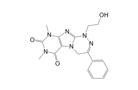 [1,2,4]triazino[3,4-f]purine-6,8(7H,9H)-dione, 1,4-dihydro-1-(2-hydroxyethyl)-7,9-dimethyl-3-phenyl-