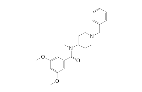 N-(1-Benzylpiperidin-4-yl)-3,5-dimethoxybenzamide, N-methyl