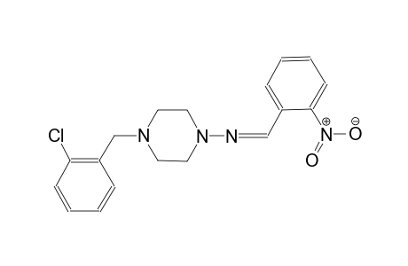 1-piperazinamine, 4-[(2-chlorophenyl)methyl]-N-[(Z)-(2-nitrophenyl)methylidene]-