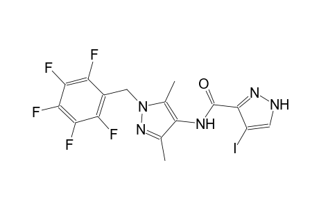 N-[3,5-dimethyl-1-(2,3,4,5,6-pentafluorobenzyl)-1H-pyrazol-4-yl]-4-iodo-1H-pyrazole-3-carboxamide