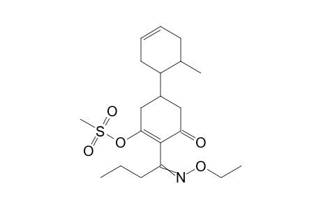 2-Cyclohexen-1-one, 2-[1-(ethoxyimino)butyl]-5-(6-methyl-3-cyclohexen-1-yl)-3-[(methylsulfonyl)oxy]-