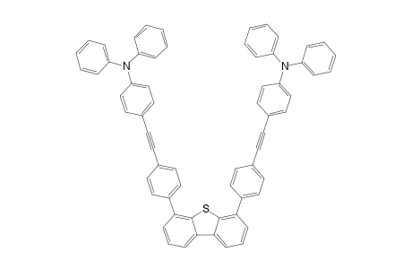 4,6-Bis[4-((4-(diphenylamino)phenyl) ethynyl)phenyl]dibenzo[b,d]thiophene