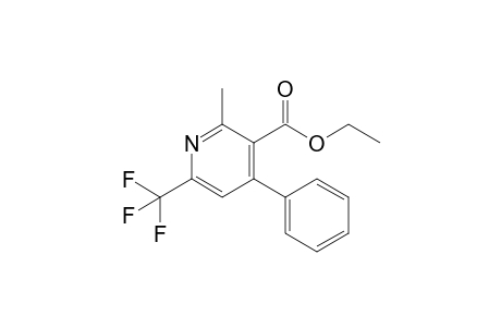 2-methyl-4-phenyl-6-(trifluoromethyl)-3-pyridinecarboxylic acid ethyl ester