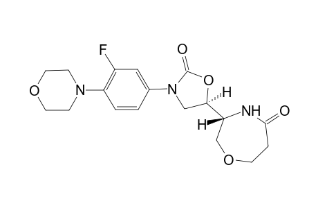 (R)-3-((R)-3-(3-Fluoro-4-morpholinophenyl)-2-oxooxazolidin-5-yl)-1,4-oxazepan-5-one