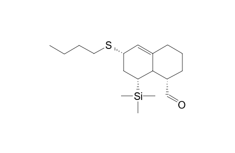 1-Butyl r-3[c-6-(oxomethyl)-c-5-(trimethylsilyl)bicyclo[4.4.0]dec-1-enyl]sulfide