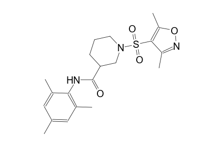 3-piperidinecarboxamide, 1-[(3,5-dimethyl-4-isoxazolyl)sulfonyl]-N-(2,4,6-trimethylphenyl)-