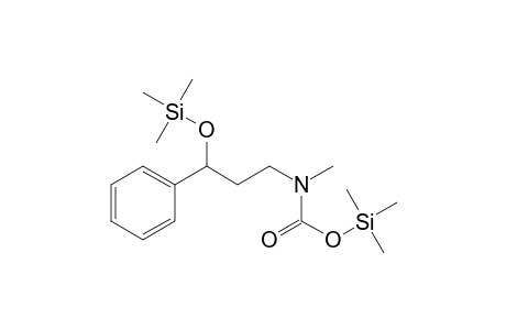 3-(Methlyamino)-1-phenylpropan-1-ol-carbamic acid 2TMS