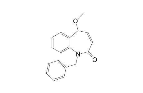 1-Benzyl-1-aza2-oxo-5-methoxy-benzo[6,7-a]cyclohept-6-ene