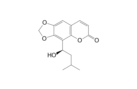R-4-(1-hydroxy-3-methylbutyl)-6H-[1,3]dioxolo[4,5-g]chromen-6-one