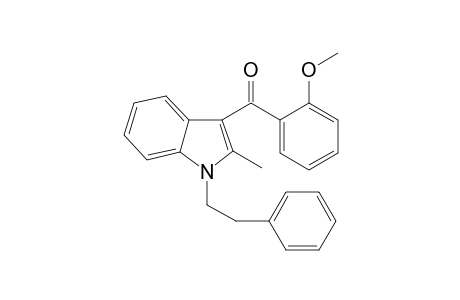 3-(2-Methoxybenzoyl)-2-methyl-1-phenethylindole