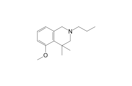 5-Methoxy-4,4-dimethyl-2-propyl-1,2,3,4-tetrahydroisoquinoline