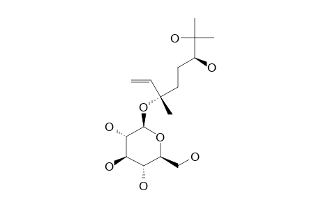 (3S,6R)-6,7-DIHYDROXY-6,7-DIHYDROLINALOOL-3-O-BETA-D-GLUCOPYRANOSIDE