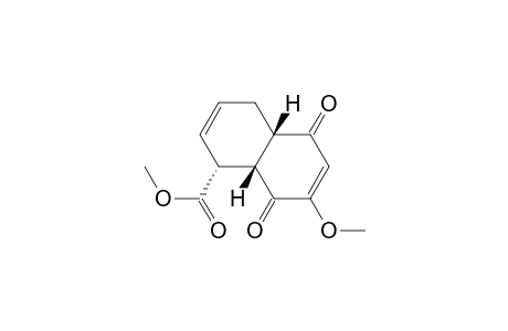 1-Naphthalenecarboxylic acid, 1,4,4a,5,8,8a-hexahydro-7-methoxy-5,8-dioxo-, methyl ester, (1.alpha.,4a.beta.,8a.beta.)-