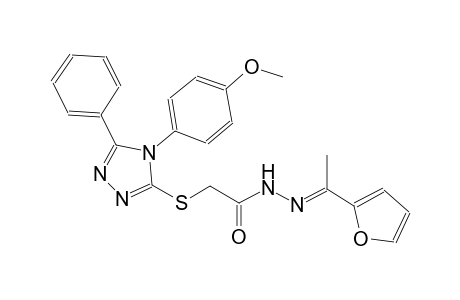 N'-[(E)-1-(2-furyl)ethylidene]-2-{[4-(4-methoxyphenyl)-5-phenyl-4H-1,2,4-triazol-3-yl]sulfanyl}acetohydrazide