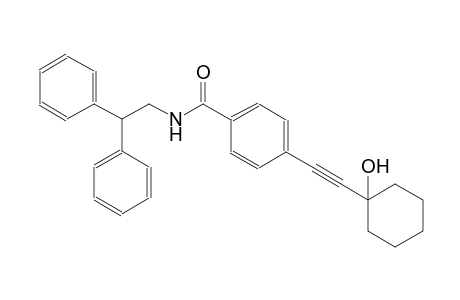 benzamide, N-(2,2-diphenylethyl)-4-[(1-hydroxycyclohexyl)ethynyl]-