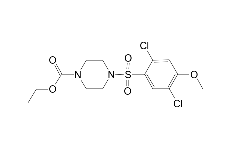 4-(2,5-dichloro-4-methoxy-phenyl)sulfonylpiperazine-1-carboxylic acid ethyl ester
