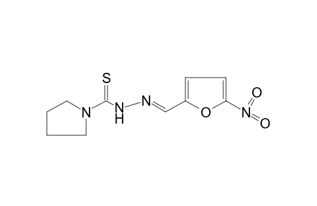 1-PYRROLIDINECARBOTHIOIC ACID, (5-NITROFURFURYLIDENE)HYDRAZIDE